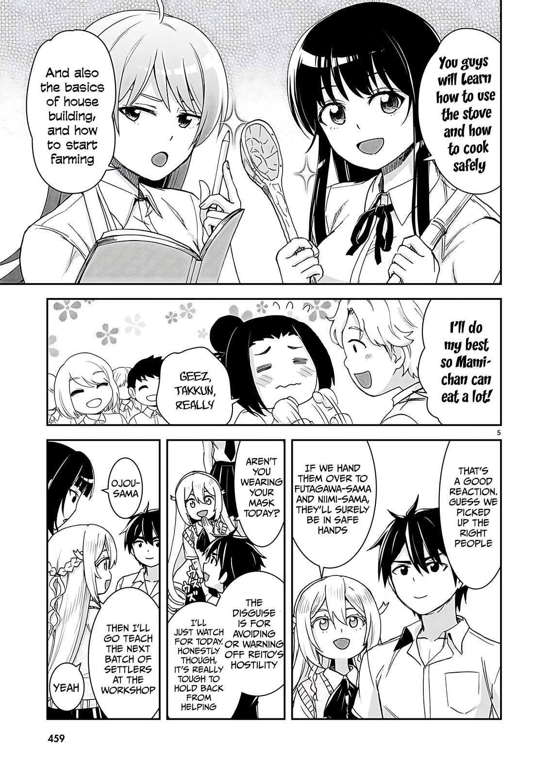 Isekai Yurutto Survival Seikatsu: Gakkou no Minna to Isekai no Mujintou ni Tenishitakedo Ore Dake Rakushou desu Chapter 37 page 5 - Chapter 37