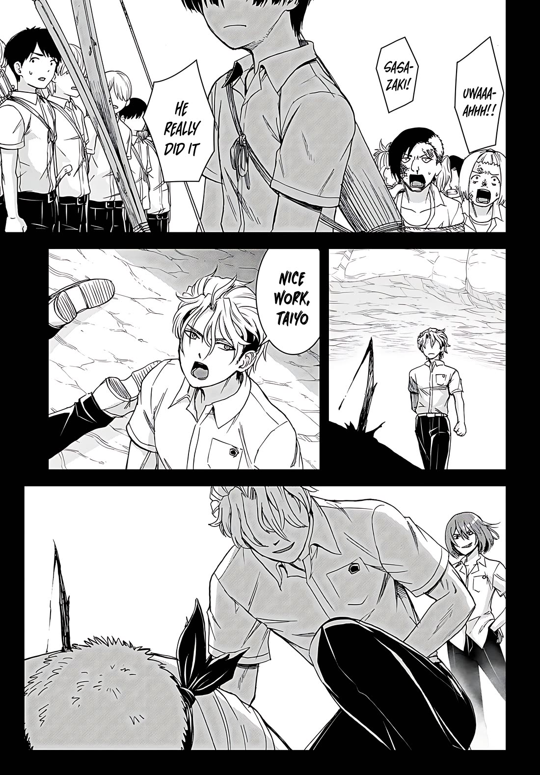 Isekai Yurutto Survival Seikatsu: Gakkou no Minna to Isekai no Mujintou ni Tenishitakedo Ore Dake Rakushou desu Chapter 38 page 11 - Chapter 38