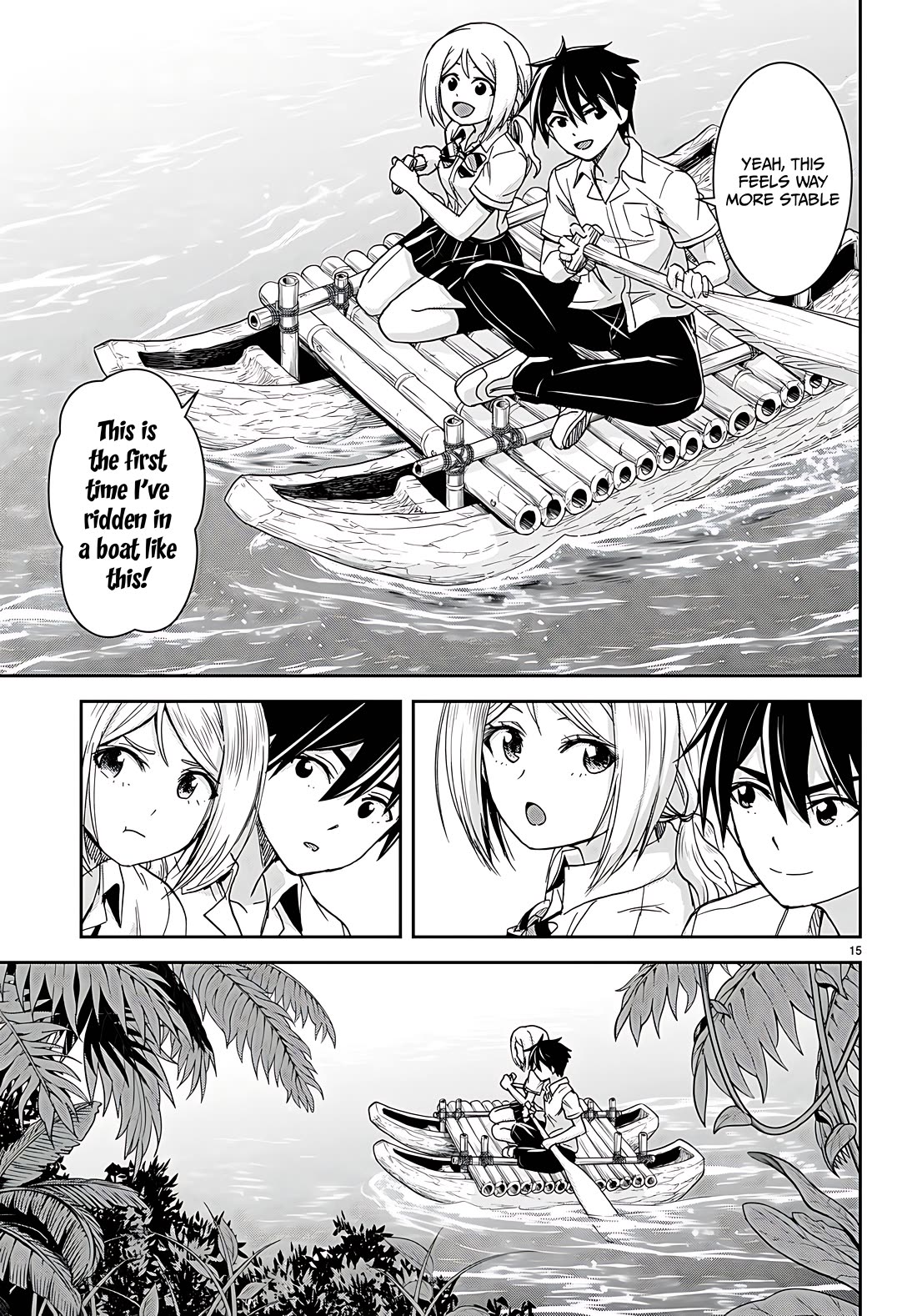 Isekai Yurutto Survival Seikatsu: Gakkou no Minna to Isekai no Mujintou ni Tenishitakedo Ore Dake Rakushou desu Chapter 38 page 15 - Chapter 38