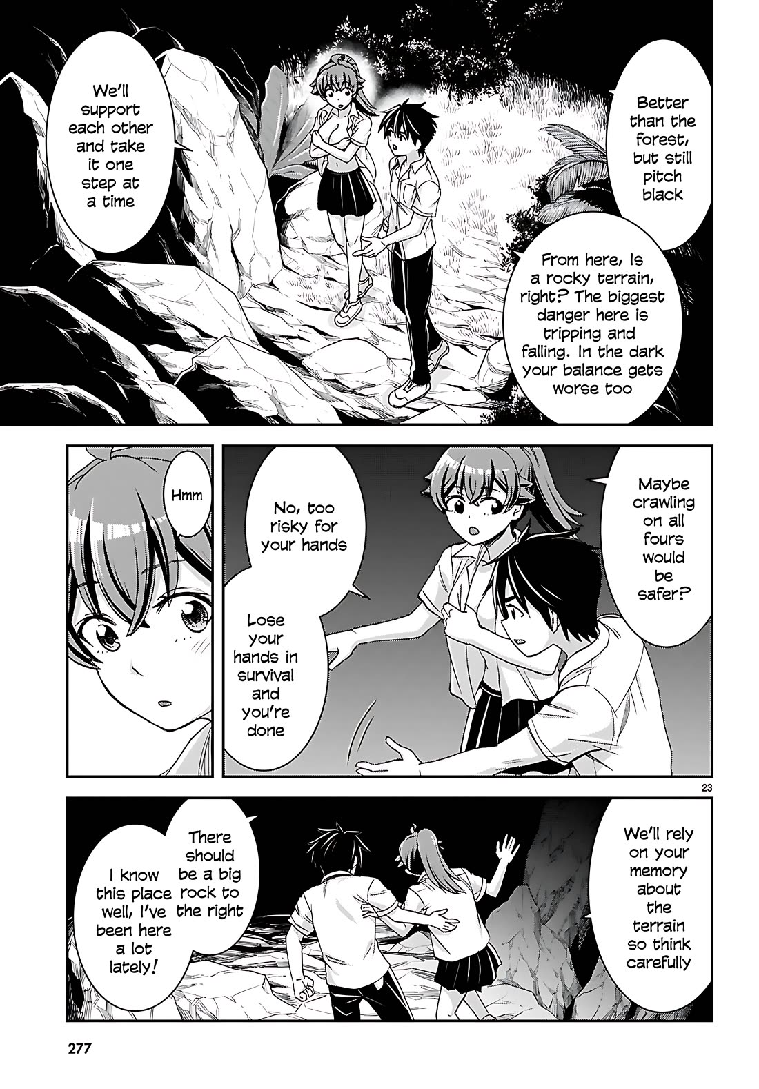 Isekai Yurutto Survival Seikatsu: Gakkou no Minna to Isekai no Mujintou ni Tenishitakedo Ore Dake Rakushou desu Chapter 39 page 23 - Chapter 39