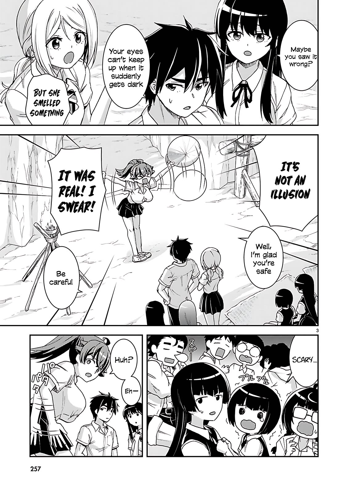 Isekai Yurutto Survival Seikatsu: Gakkou no Minna to Isekai no Mujintou ni Tenishitakedo Ore Dake Rakushou desu Chapter 39 page 3 - Chapter 39
