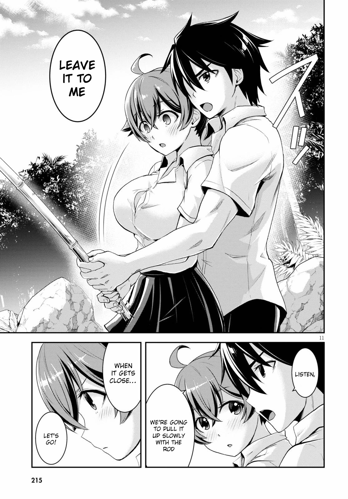 Isekai Yurutto Survival Seikatsu: Gakkou no Minna to Isekai no Mujintou ni Tenishitakedo Ore Dake Rakushou desu Chapter 4 page 12 - Chapter 4