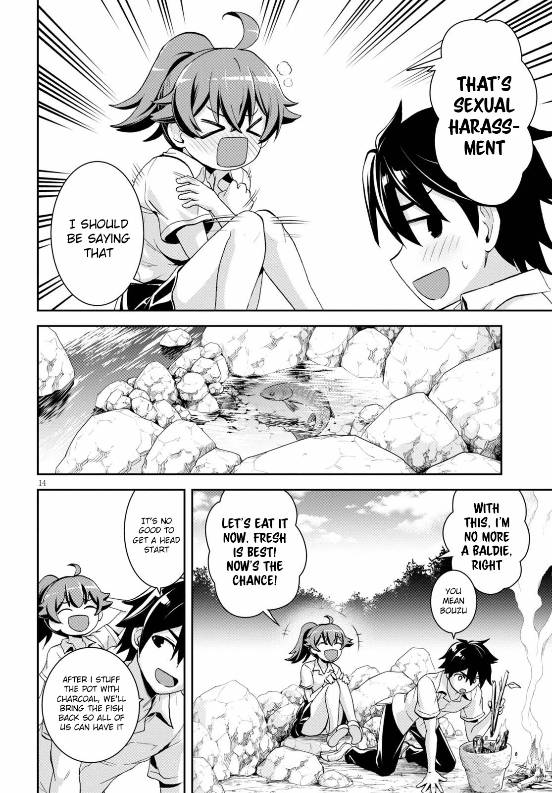 Isekai Yurutto Survival Seikatsu: Gakkou no Minna to Isekai no Mujintou ni Tenishitakedo Ore Dake Rakushou desu Chapter 4 page 15 - Chapter 4