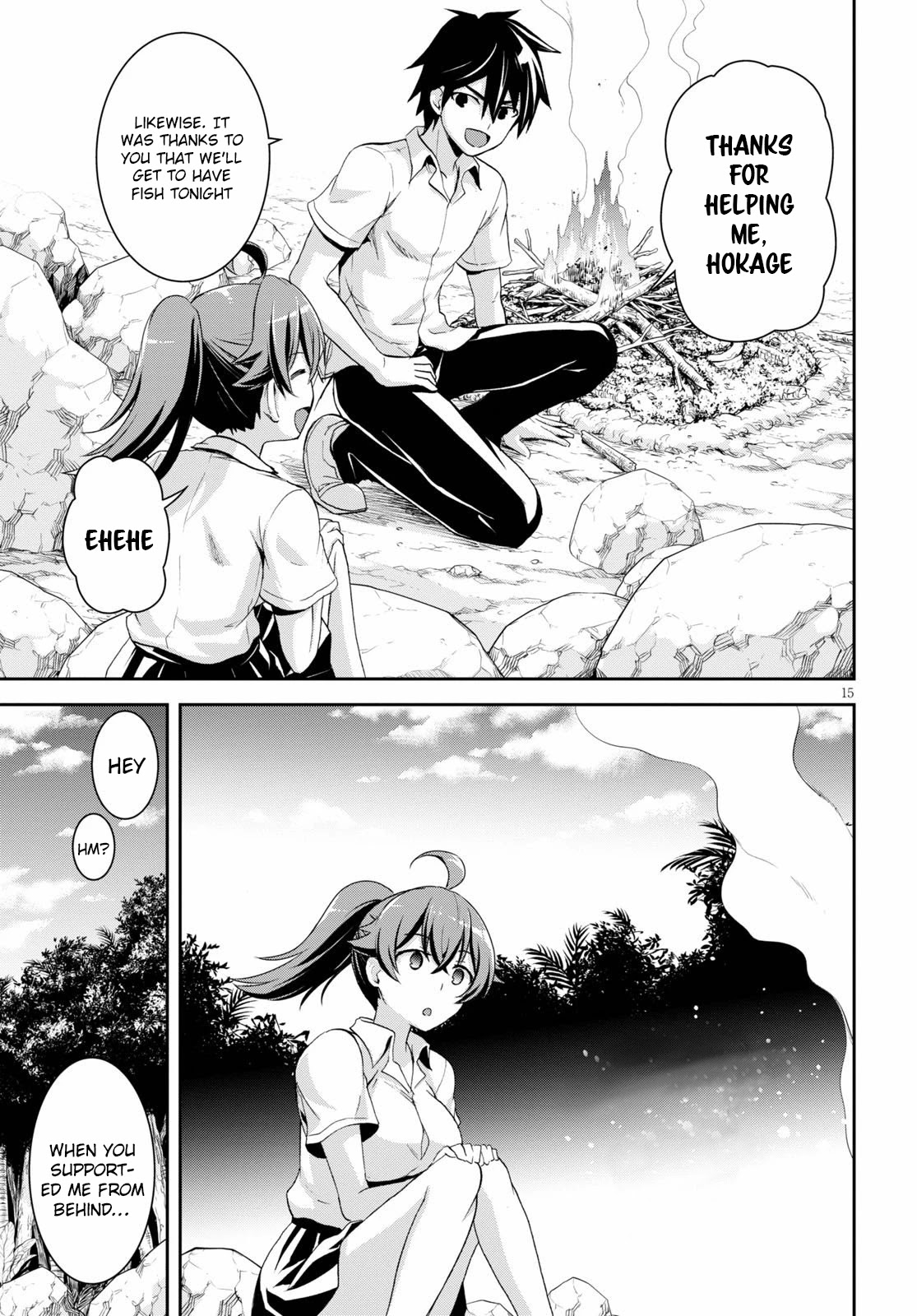 Isekai Yurutto Survival Seikatsu: Gakkou no Minna to Isekai no Mujintou ni Tenishitakedo Ore Dake Rakushou desu Chapter 4 page 16 - Chapter 4