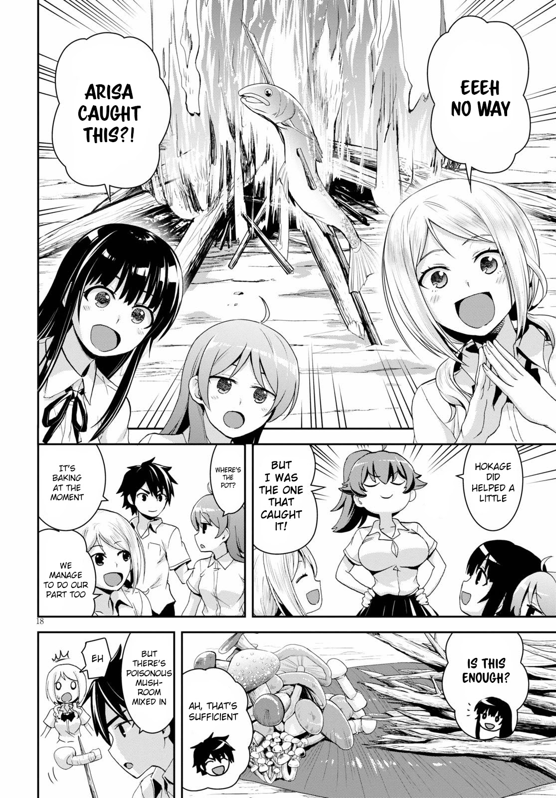Isekai Yurutto Survival Seikatsu: Gakkou no Minna to Isekai no Mujintou ni Tenishitakedo Ore Dake Rakushou desu Chapter 4 page 19 - Chapter 4