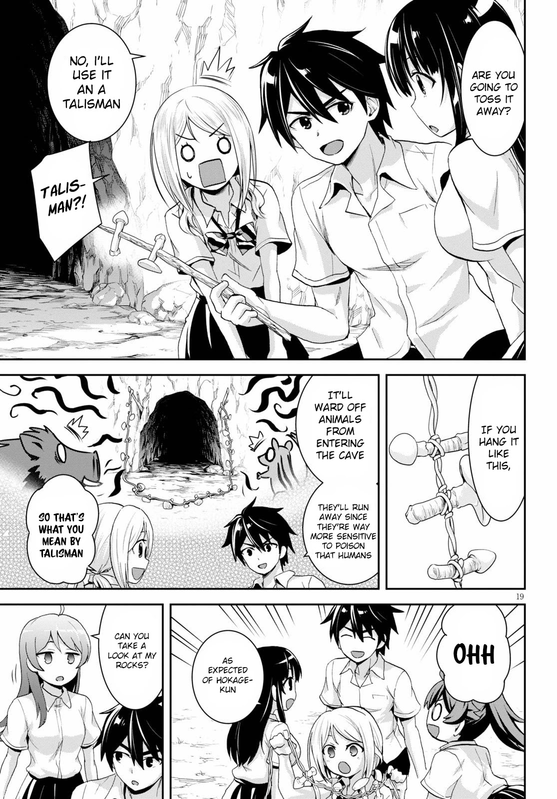 Isekai Yurutto Survival Seikatsu: Gakkou no Minna to Isekai no Mujintou ni Tenishitakedo Ore Dake Rakushou desu Chapter 4 page 20 - Chapter 4