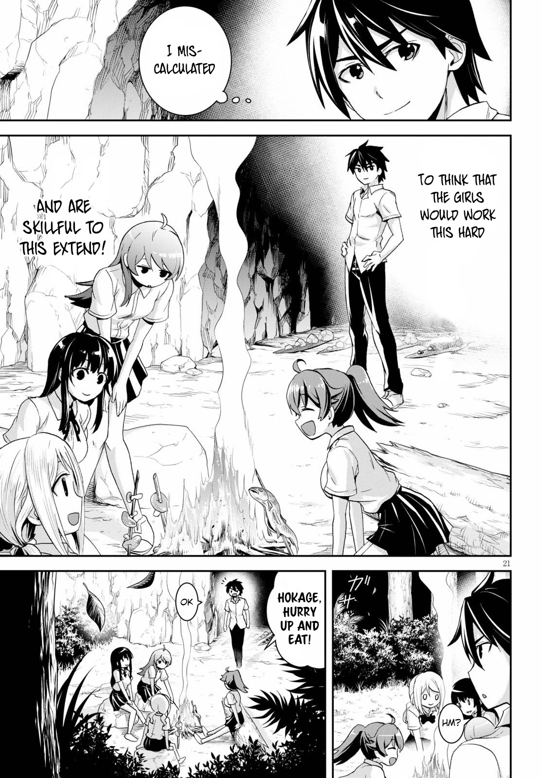 Isekai Yurutto Survival Seikatsu: Gakkou no Minna to Isekai no Mujintou ni Tenishitakedo Ore Dake Rakushou desu Chapter 4 page 22 - Chapter 4