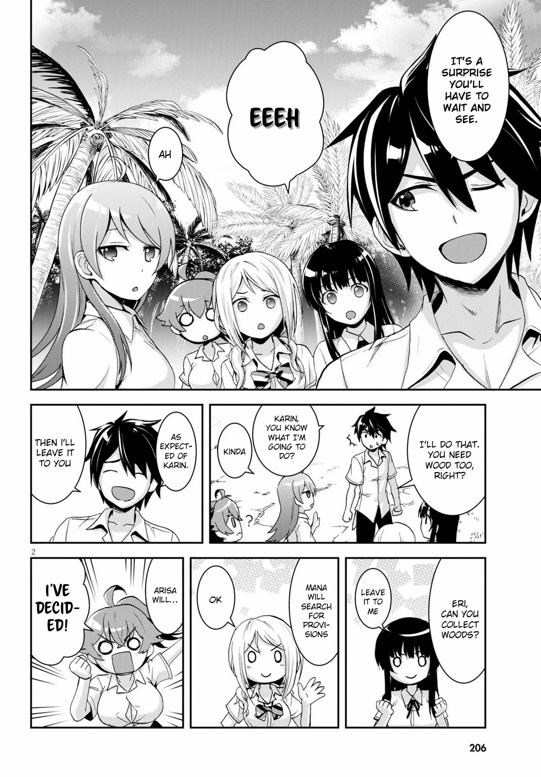 Isekai Yurutto Survival Seikatsu: Gakkou no Minna to Isekai no Mujintou ni Tenishitakedo Ore Dake Rakushou desu Chapter 4 page 3 - Chapter 4