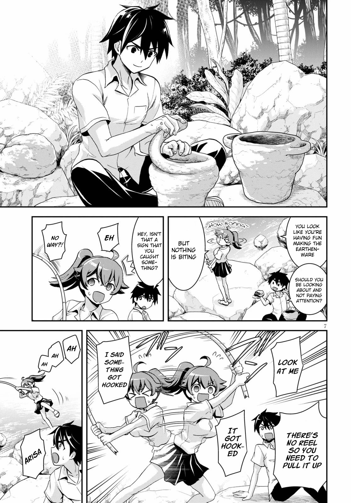Isekai Yurutto Survival Seikatsu: Gakkou no Minna to Isekai no Mujintou ni Tenishitakedo Ore Dake Rakushou desu Chapter 4 page 8 - Chapter 4