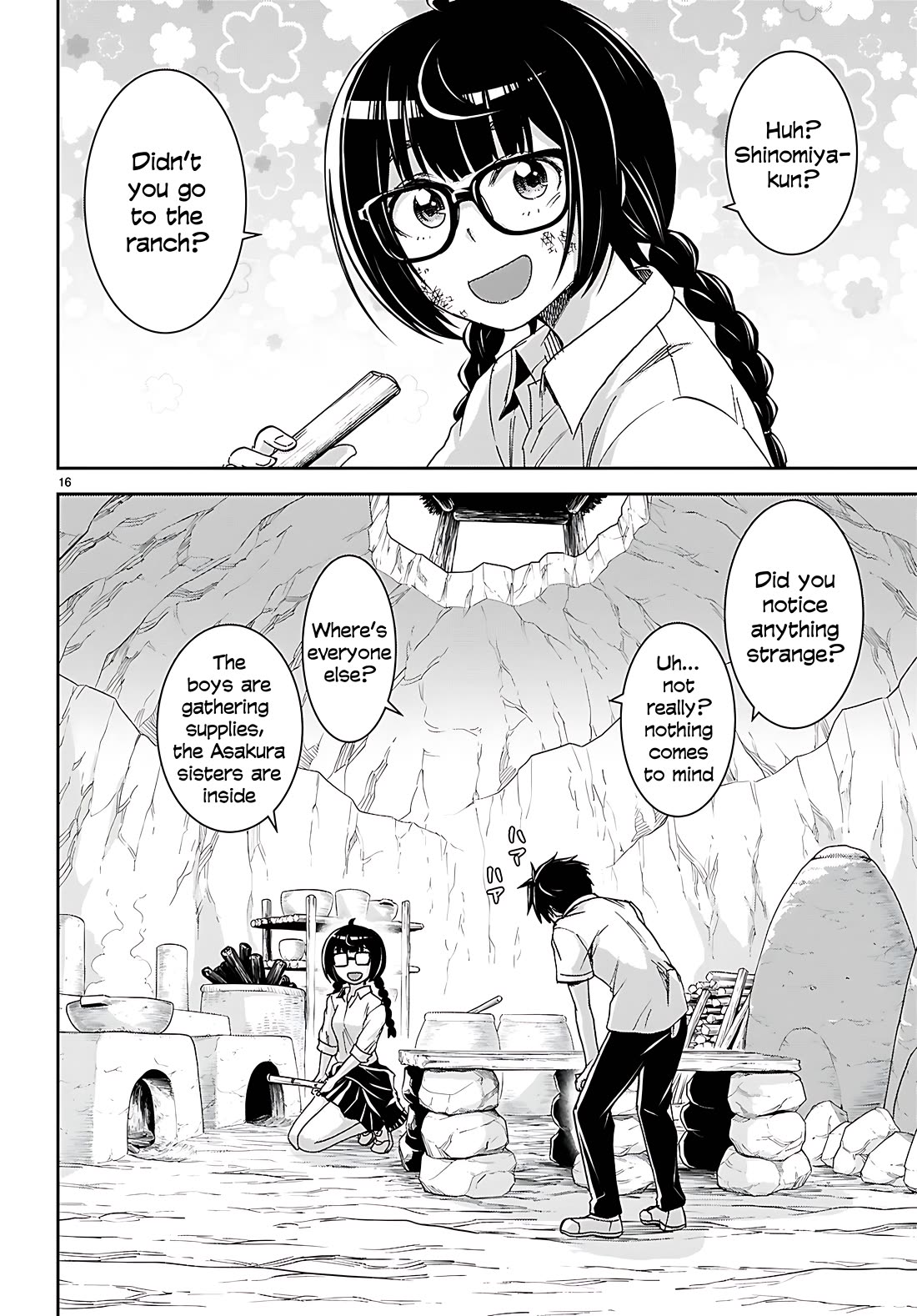 Isekai Yurutto Survival Seikatsu: Gakkou no Minna to Isekai no Mujintou ni Tenishitakedo Ore Dake Rakushou desu Chapter 40 page 16 - Chapter 40