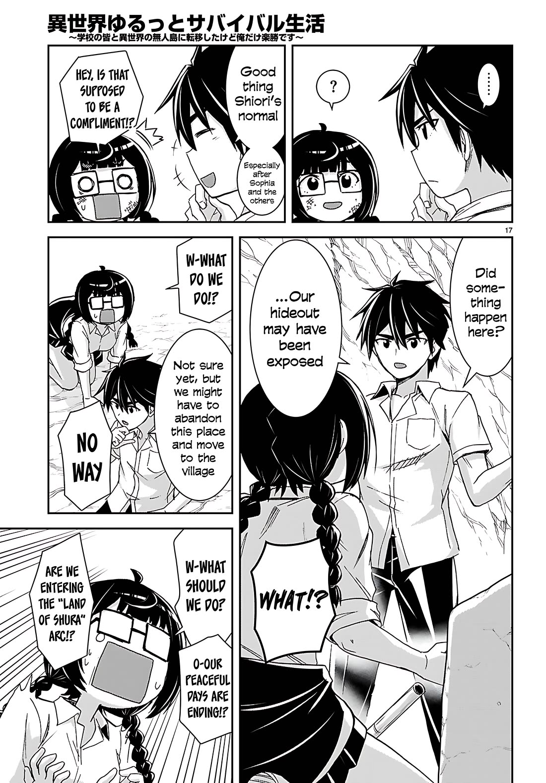 Isekai Yurutto Survival Seikatsu: Gakkou no Minna to Isekai no Mujintou ni Tenishitakedo Ore Dake Rakushou desu Chapter 40 page 17 - Chapter 40