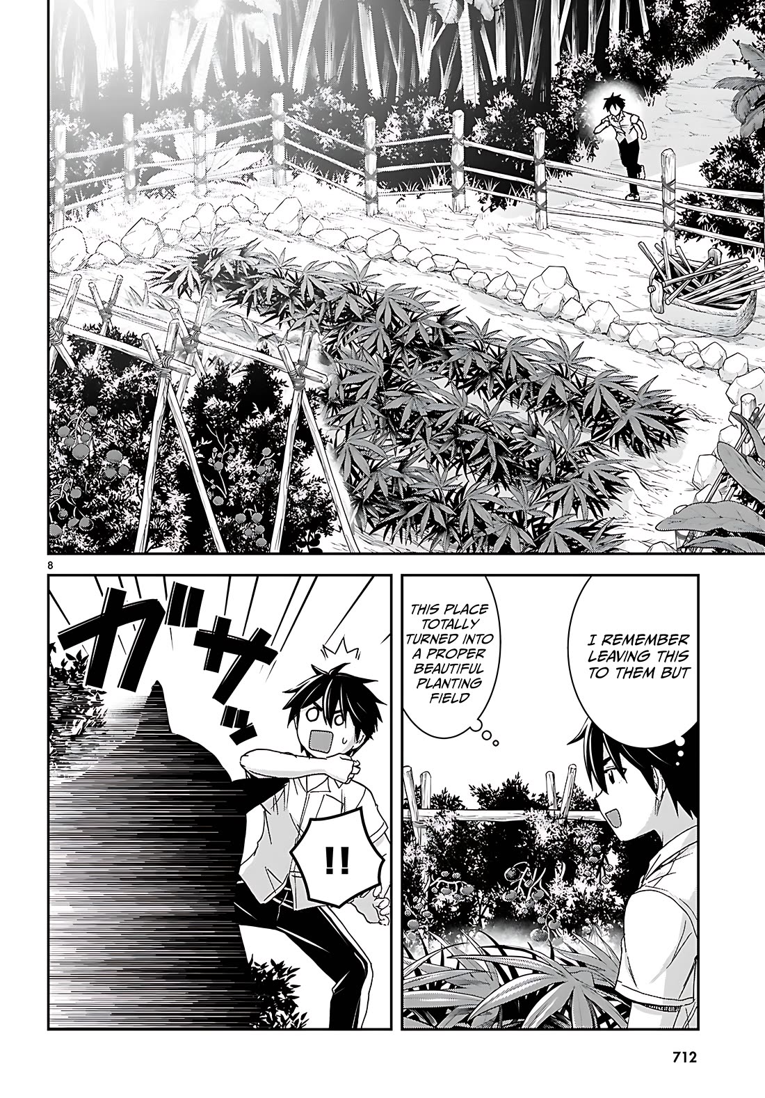 Isekai Yurutto Survival Seikatsu: Gakkou no Minna to Isekai no Mujintou ni Tenishitakedo Ore Dake Rakushou desu Chapter 40 page 8 - Chapter 40