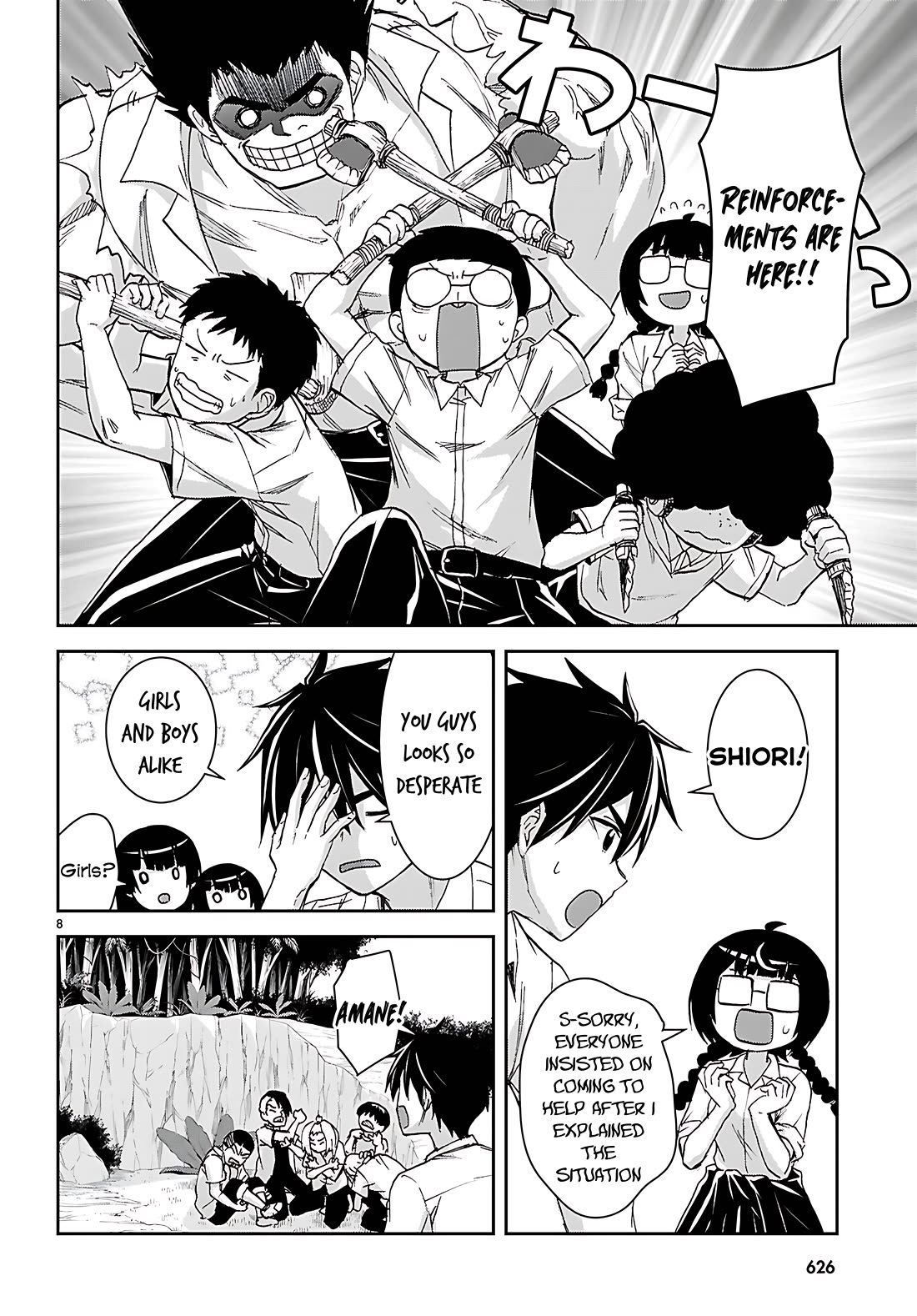 Isekai Yurutto Survival Seikatsu: Gakkou no Minna to Isekai no Mujintou ni Tenishitakedo Ore Dake Rakushou desu Chapter 41 page 10 - Chapter 41