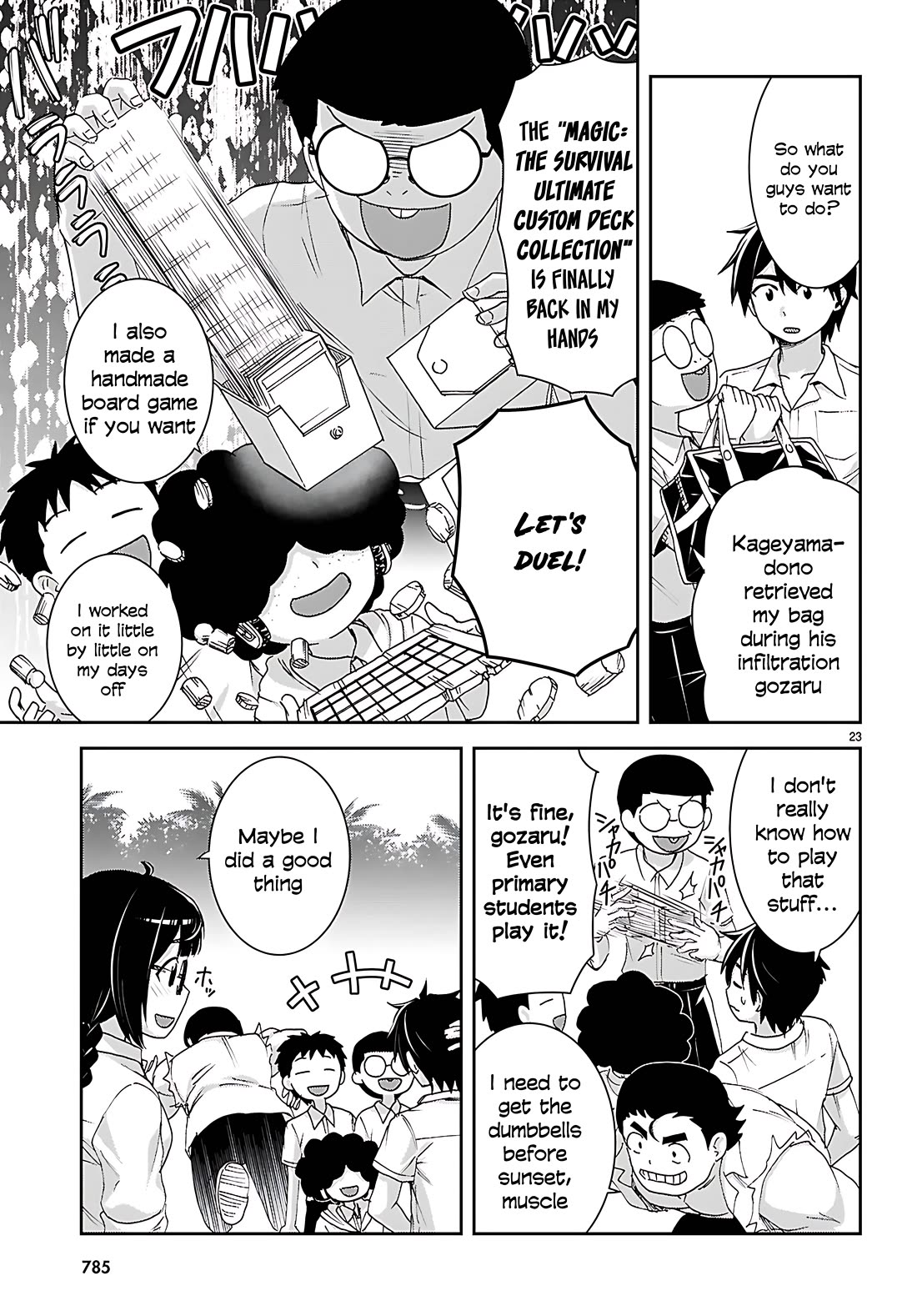 Isekai Yurutto Survival Seikatsu: Gakkou no Minna to Isekai no Mujintou ni Tenishitakedo Ore Dake Rakushou desu Chapter 44 page 23 - Chapter 44