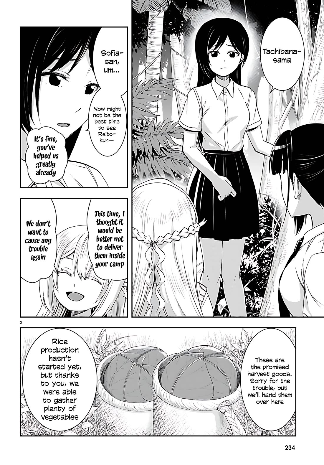Isekai Yurutto Survival Seikatsu: Gakkou no Minna to Isekai no Mujintou ni Tenishitakedo Ore Dake Rakushou desu Chapter 45 page 3 - Chapter 45