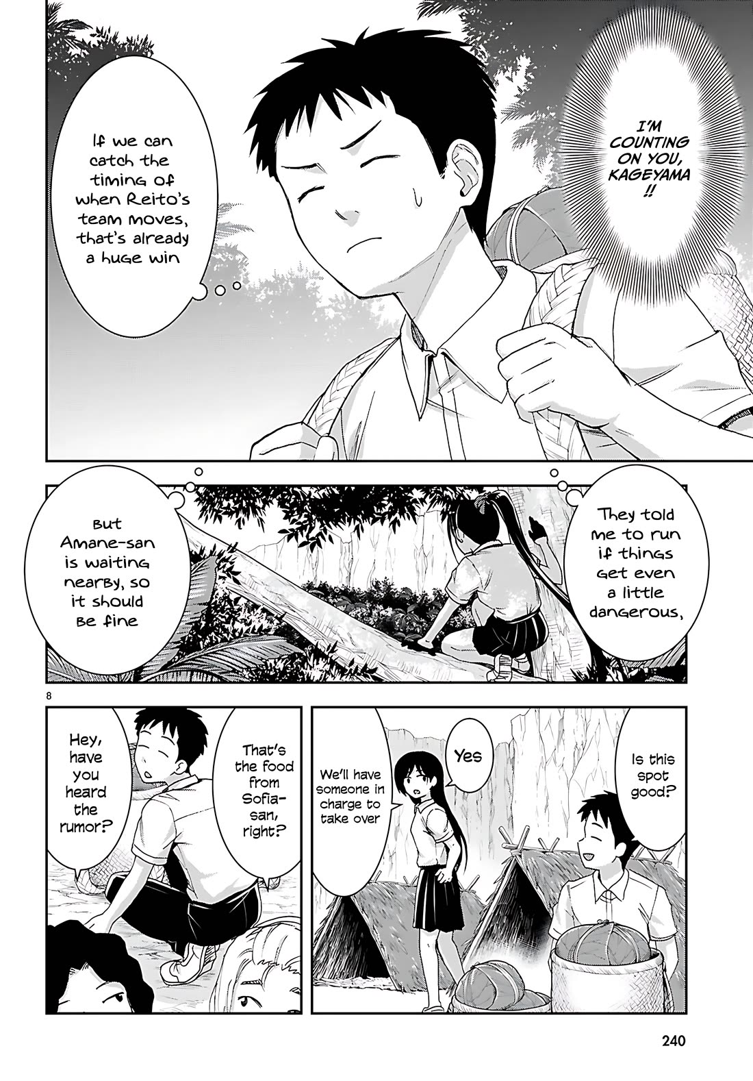 Isekai Yurutto Survival Seikatsu: Gakkou no Minna to Isekai no Mujintou ni Tenishitakedo Ore Dake Rakushou desu Chapter 45 page 9 - Chapter 45