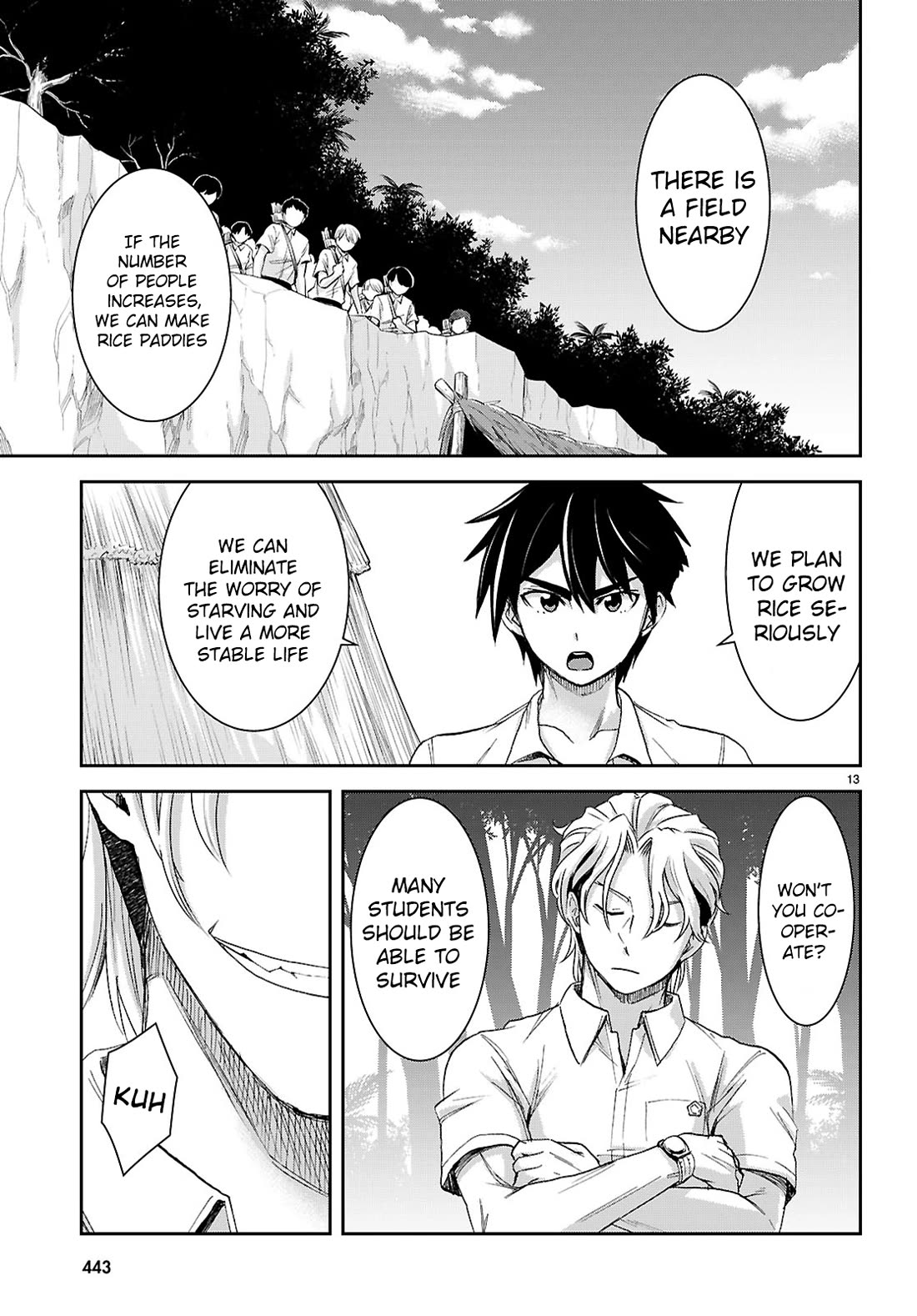 Isekai Yurutto Survival Seikatsu: Gakkou no Minna to Isekai no Mujintou ni Tenishitakedo Ore Dake Rakushou desu Chapter 47 page 16 - Chapter 47