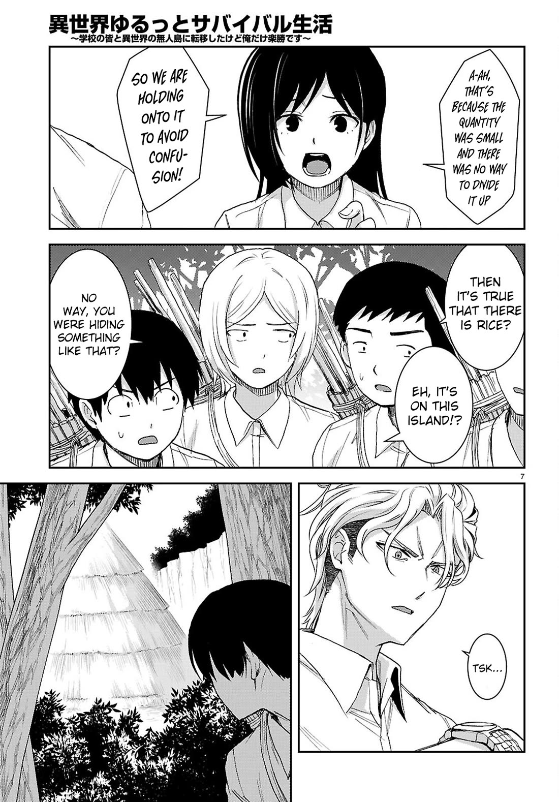 Isekai Yurutto Survival Seikatsu: Gakkou no Minna to Isekai no Mujintou ni Tenishitakedo Ore Dake Rakushou desu Chapter 48 page 8 - Chapter 48
