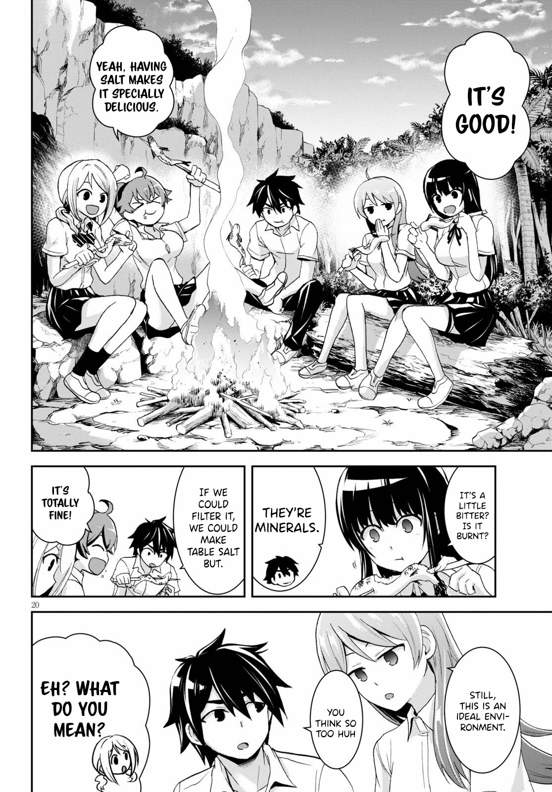 Isekai Yurutto Survival Seikatsu: Gakkou no Minna to Isekai no Mujintou ni Tenishitakedo Ore Dake Rakushou desu Chapter 5 page 21 - Chapter 5
