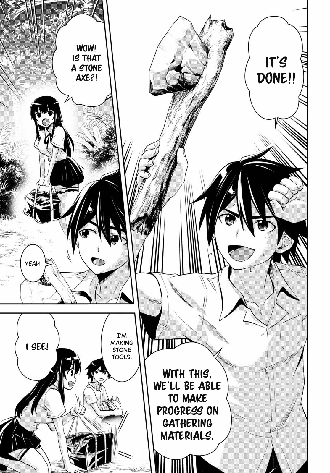 Isekai Yurutto Survival Seikatsu: Gakkou no Minna to Isekai no Mujintou ni Tenishitakedo Ore Dake Rakushou desu Chapter 5 page 6 - Chapter 5