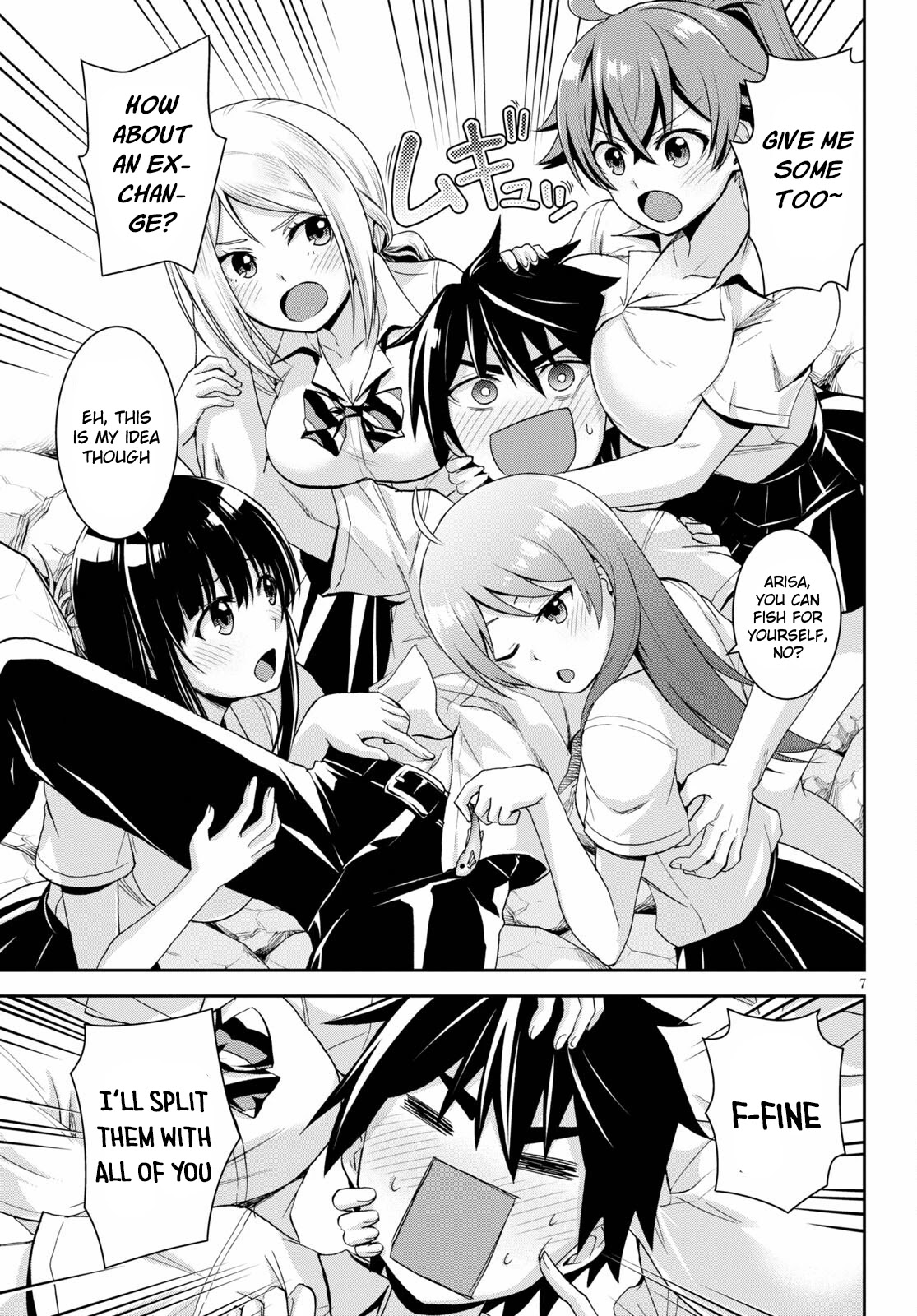 Isekai Yurutto Survival Seikatsu: Gakkou no Minna to Isekai no Mujintou ni Tenishitakedo Ore Dake Rakushou desu Chapter 7.5 page 8 - Chapter 7.5