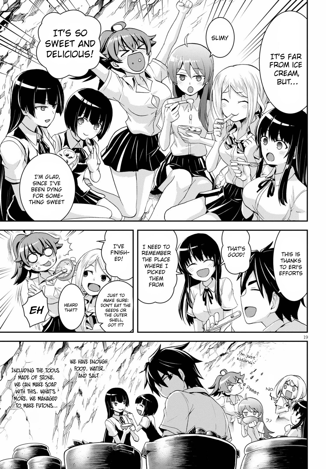 Isekai Yurutto Survival Seikatsu: Gakkou no Minna to Isekai no Mujintou ni Tenishitakedo Ore Dake Rakushou desu Chapter 7 page 22 - Chapter 7