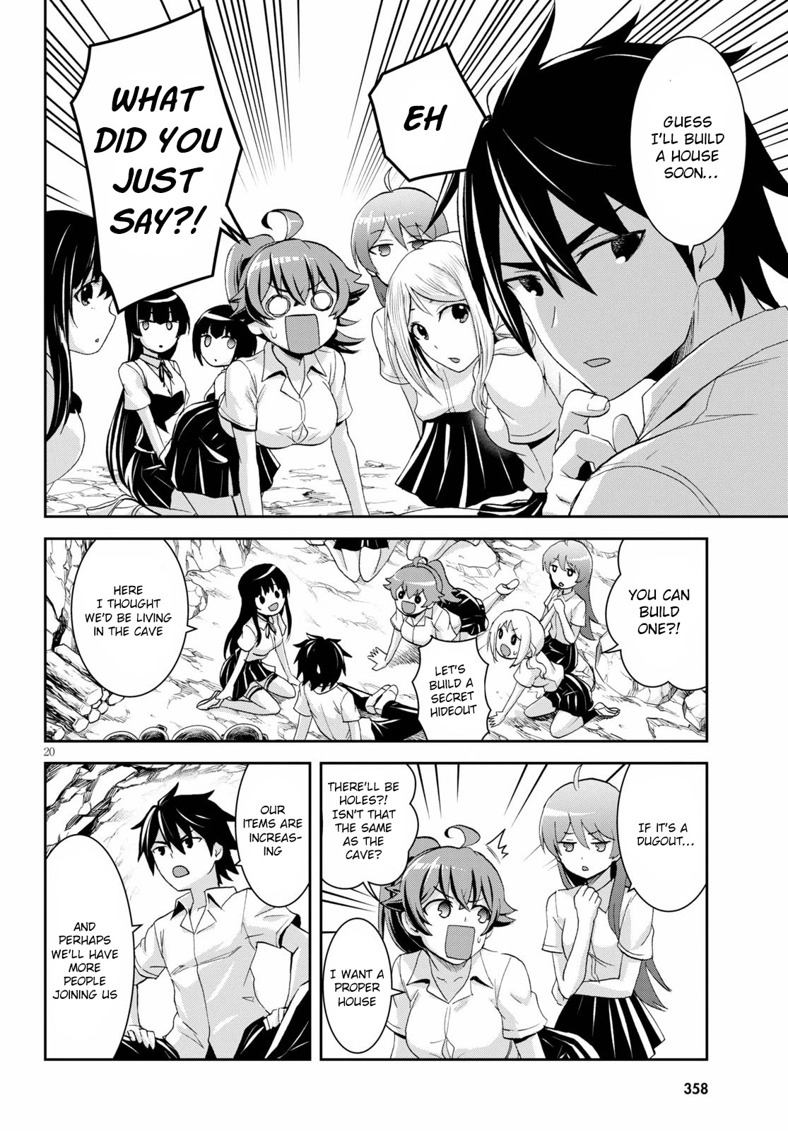 Isekai Yurutto Survival Seikatsu: Gakkou no Minna to Isekai no Mujintou ni Tenishitakedo Ore Dake Rakushou desu Chapter 7 page 23 - Chapter 7