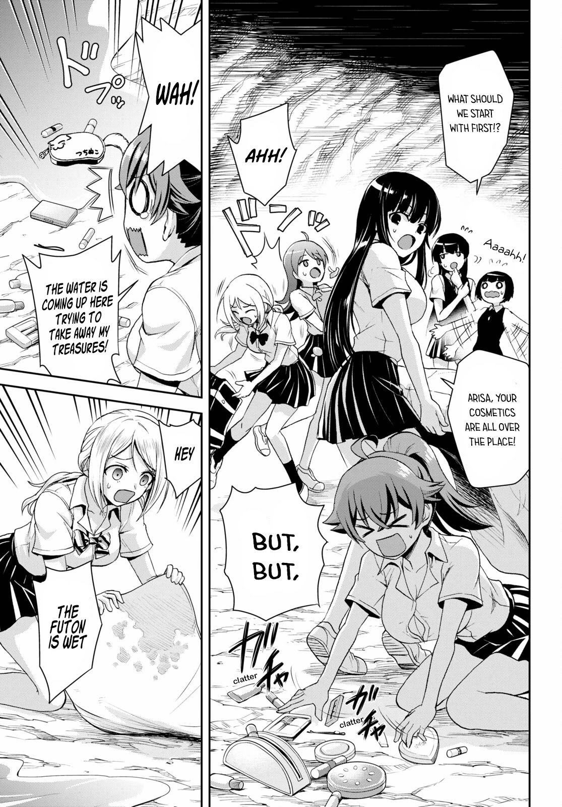 Isekai Yurutto Survival Seikatsu: Gakkou no Minna to Isekai no Mujintou ni Tenishitakedo Ore Dake Rakushou desu Chapter 8 page 4 - Chapter 8