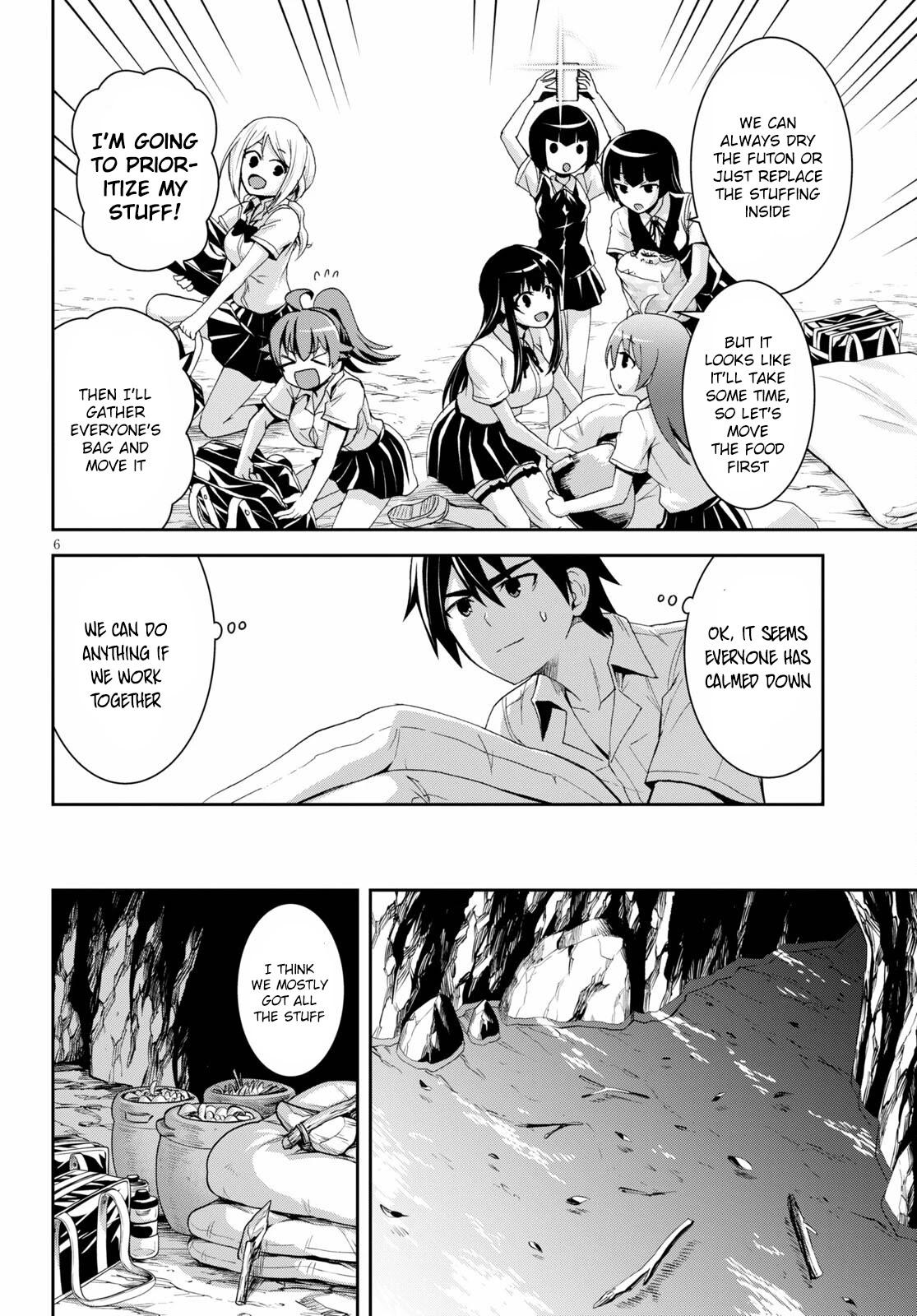 Isekai Yurutto Survival Seikatsu: Gakkou no Minna to Isekai no Mujintou ni Tenishitakedo Ore Dake Rakushou desu Chapter 8 page 7 - Chapter 8