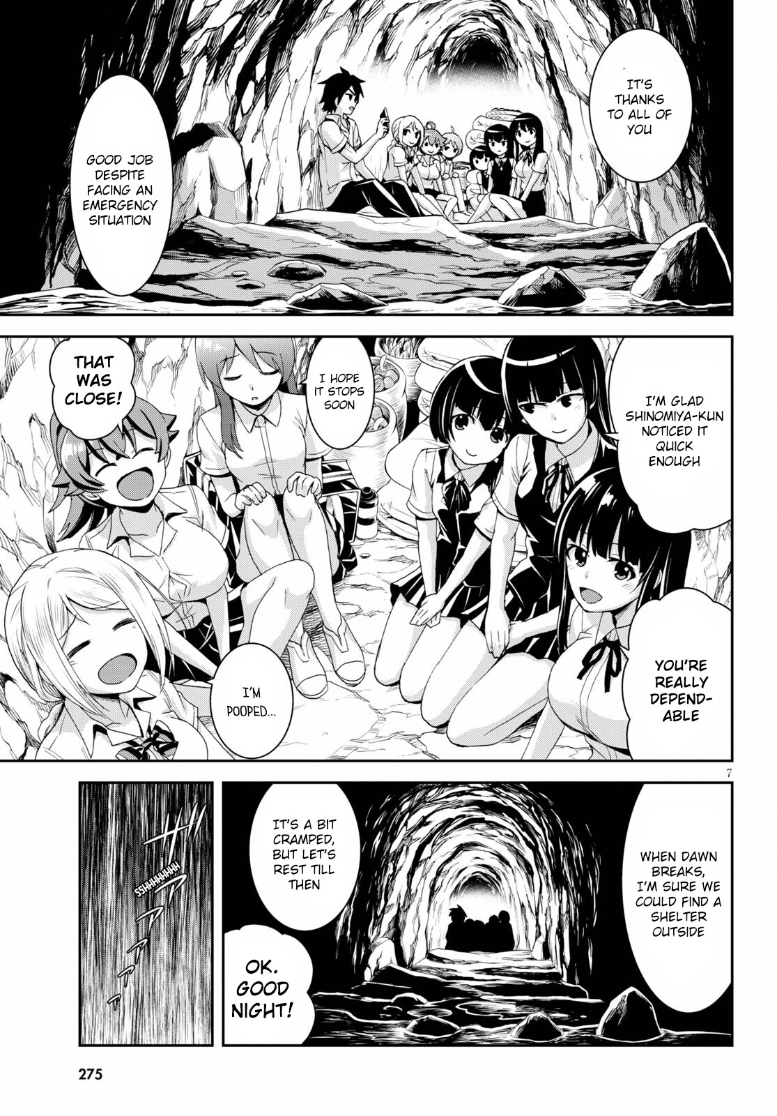 Isekai Yurutto Survival Seikatsu: Gakkou no Minna to Isekai no Mujintou ni Tenishitakedo Ore Dake Rakushou desu Chapter 8 page 8 - Chapter 8