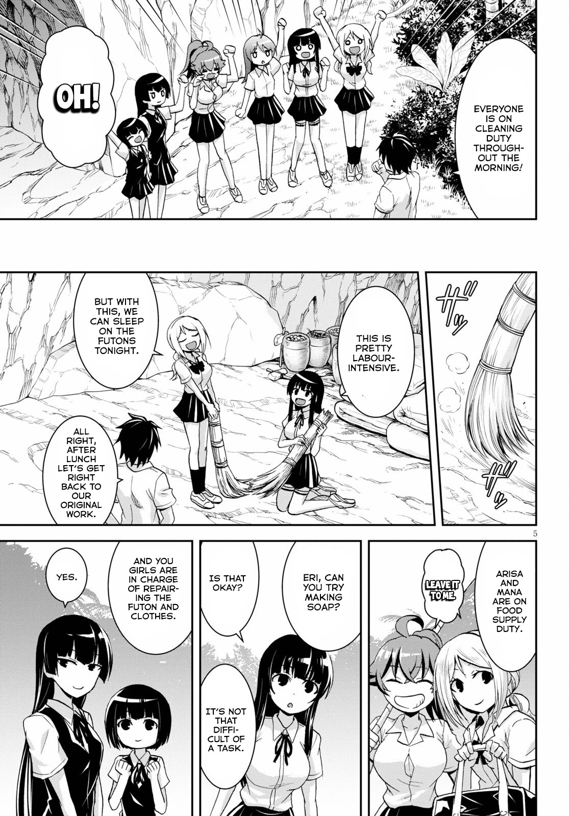 Isekai Yurutto Survival Seikatsu: Gakkou no Minna to Isekai no Mujintou ni Tenishitakedo Ore Dake Rakushou desu Chapter 9 page 6 - Chapter 9