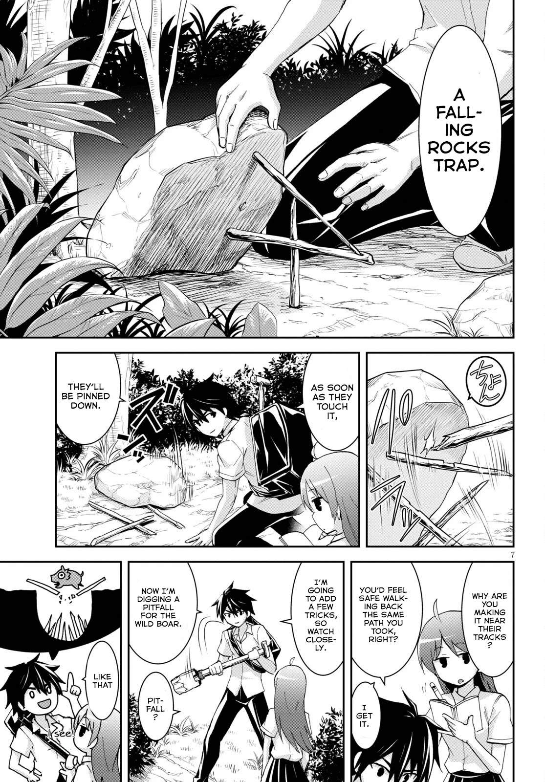 Isekai Yurutto Survival Seikatsu: Gakkou no Minna to Isekai no Mujintou ni Tenishitakedo Ore Dake Rakushou desu Chapter 9 page 8 - Chapter 9