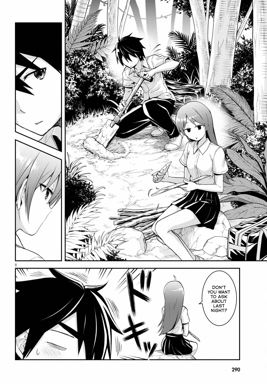 Isekai Yurutto Survival Seikatsu: Gakkou no Minna to Isekai no Mujintou ni Tenishitakedo Ore Dake Rakushou desu Chapter 9 page 9 - Chapter 9