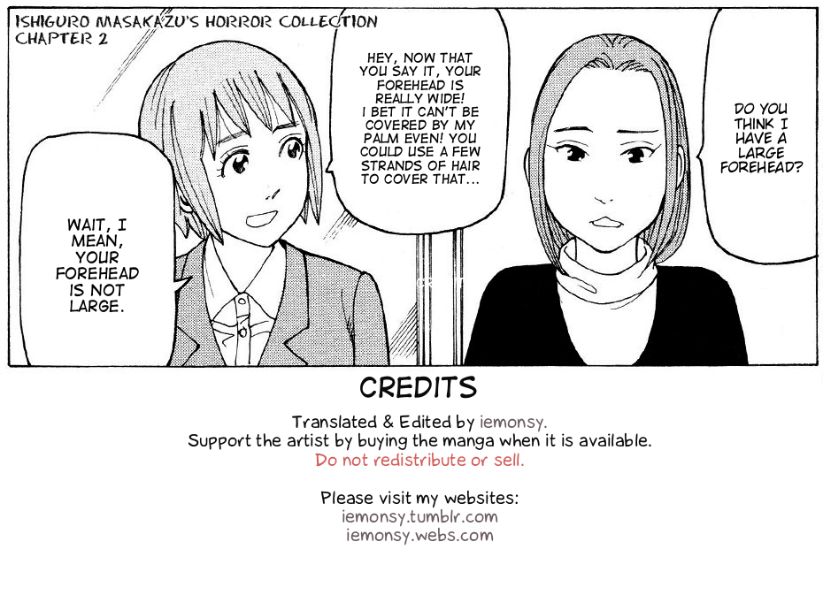 Ishiguro Masakazu's Kyoufu Tanpen Chapter 2.2 page 1 - Chapter 2 v2 : Gap