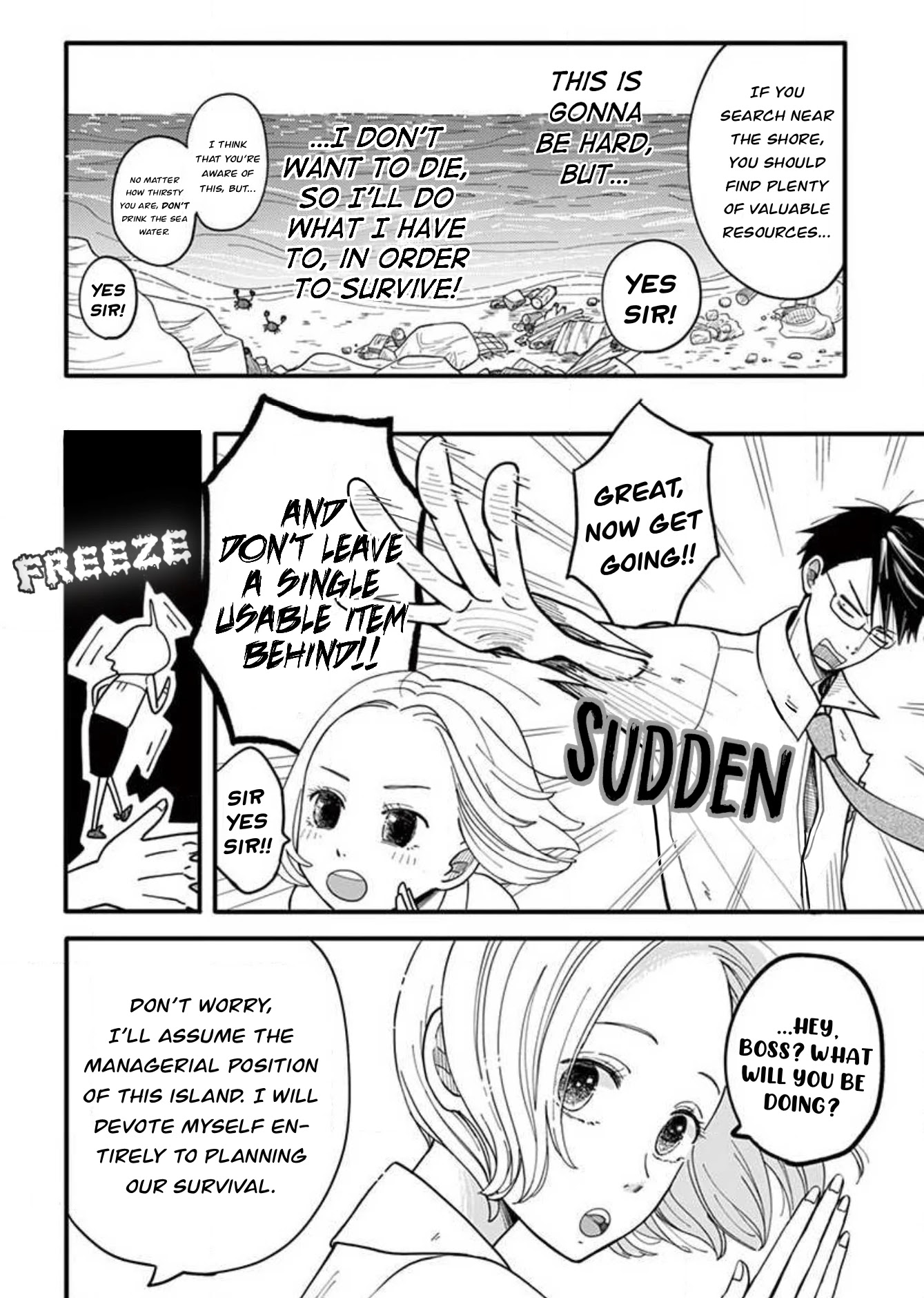 Island Manager Chapter 1 page 14 - Chapter 1: Survival is Not the Same as Business