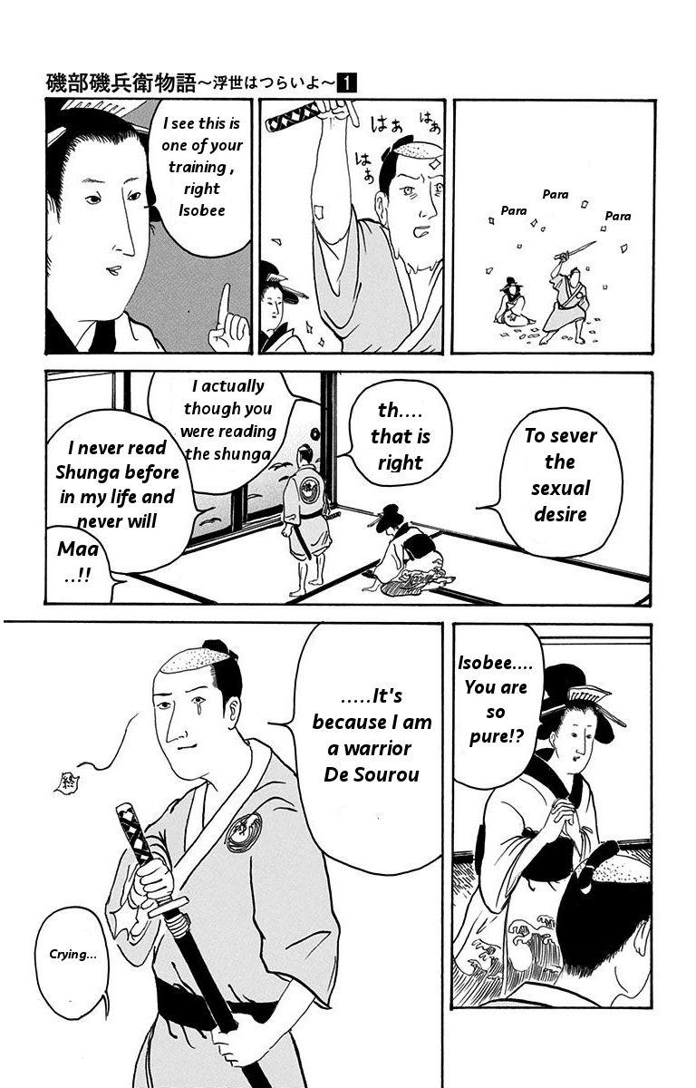 Isobe Isobee Monogatari - Ukiyo wa Tsurai yo Chapter 1 page 14 - Chapter 1 : It's because I'm a warrior de sourou