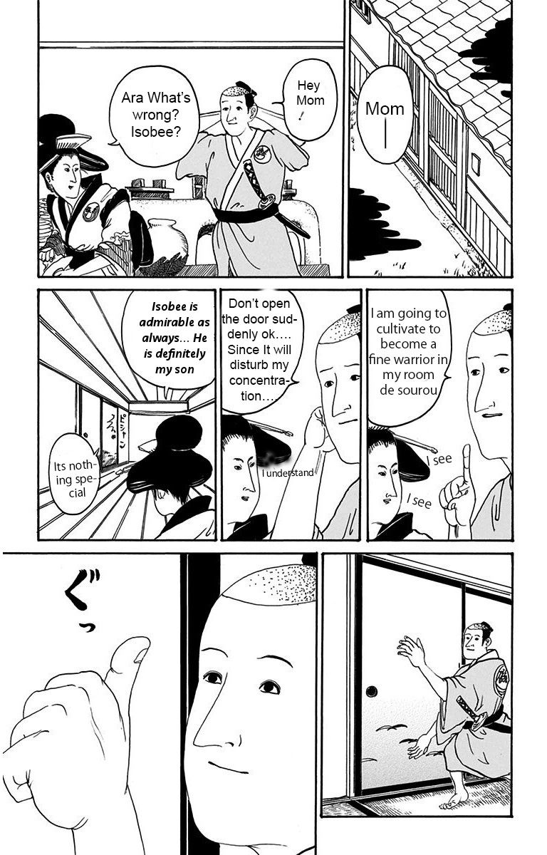 Isobe Isobee Monogatari - Ukiyo wa Tsurai yo Chapter 1 page 6 - Chapter 1 : It's because I'm a warrior de sourou