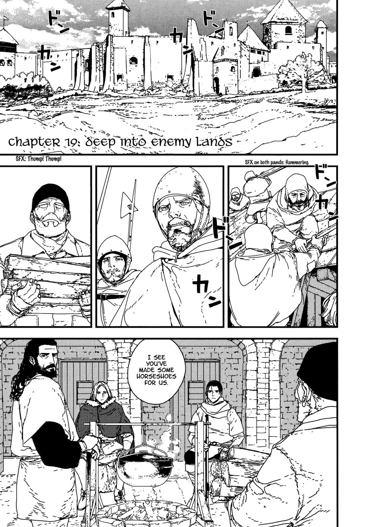 Issak Chapter 19 page 1 - Chapter 19: Deep into enemy lands