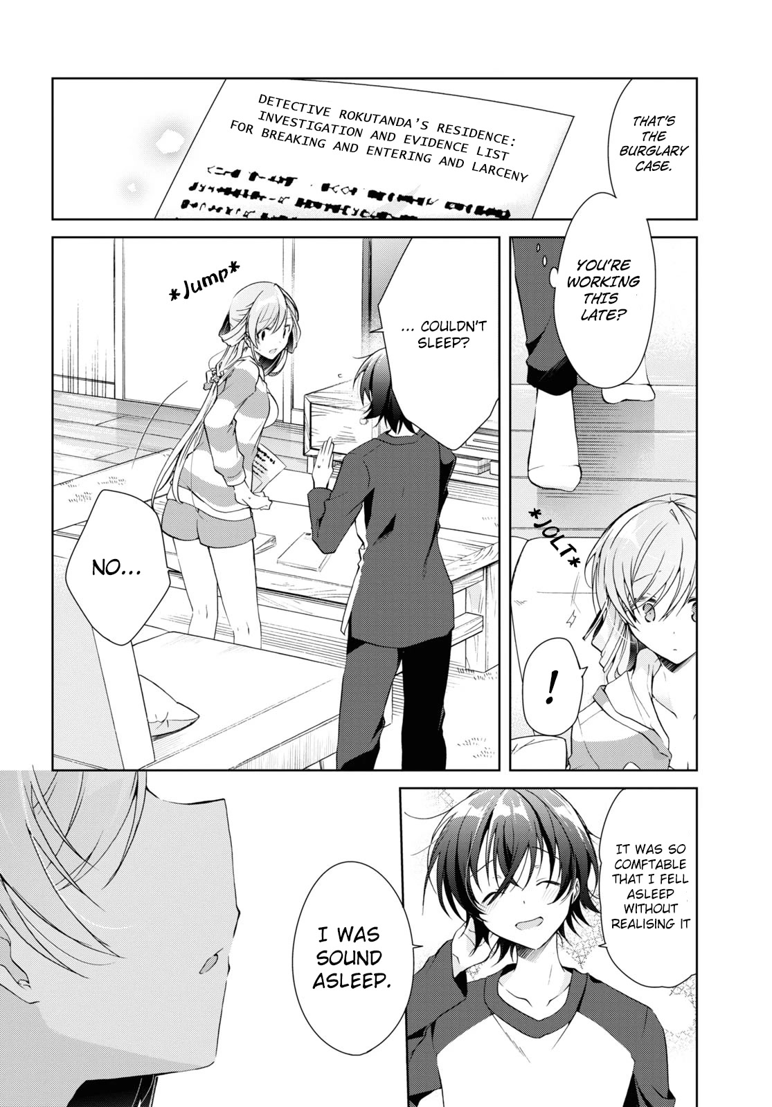 Isshiki-san Wants to Know About Love. Chapter 13 page 22 - Chapter 13: Meishi Rokutanda gets nervous
