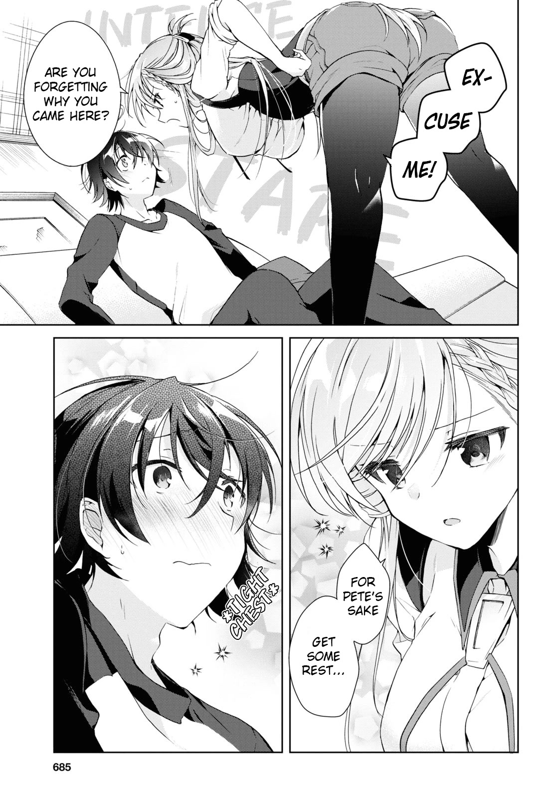 Isshiki-san Wants to Know About Love. Chapter 13 page 9 - Chapter 13: Meishi Rokutanda gets nervous