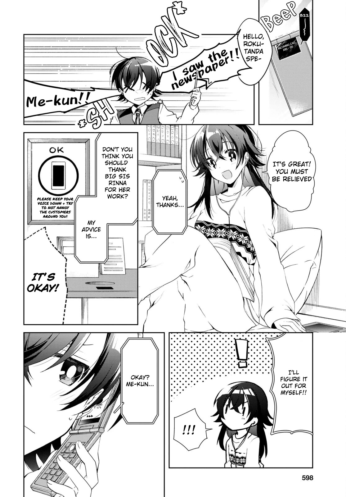 Isshiki-san Wants to Know About Love. Chapter 15 page 12 - Chapter 15: Meishi Rokutanda hatches a plan