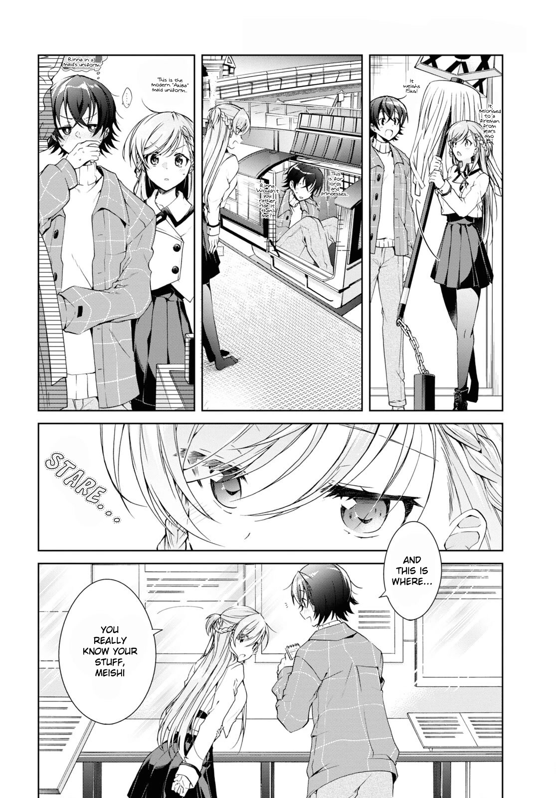 Isshiki-san Wants to Know About Love. Chapter 16 page 6 - Chapter 16: Meishi Rokutanda wants to entertain