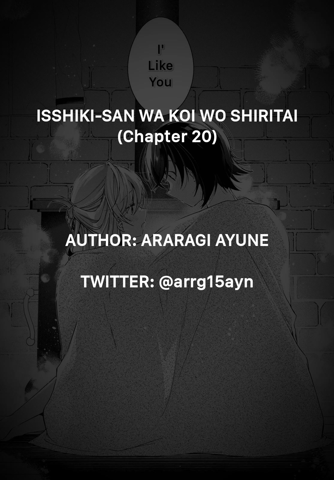 Isshiki-san Wants to Know About Love. Chapter 20 page 36 - Chapter 20: Meishi Rokutanda Is Greedy