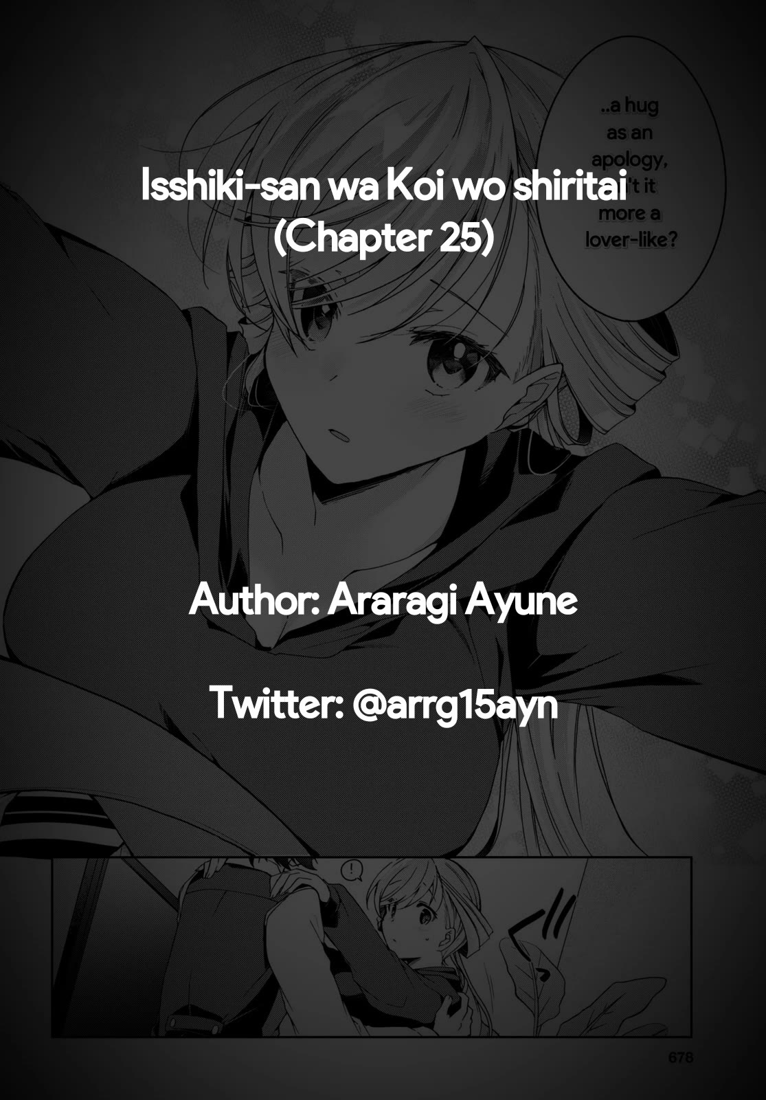 Isshiki-san Wants to Know About Love. Chapter 25 page 34 - Chapter 25: Isshiki Rinna Comes To Her Senses