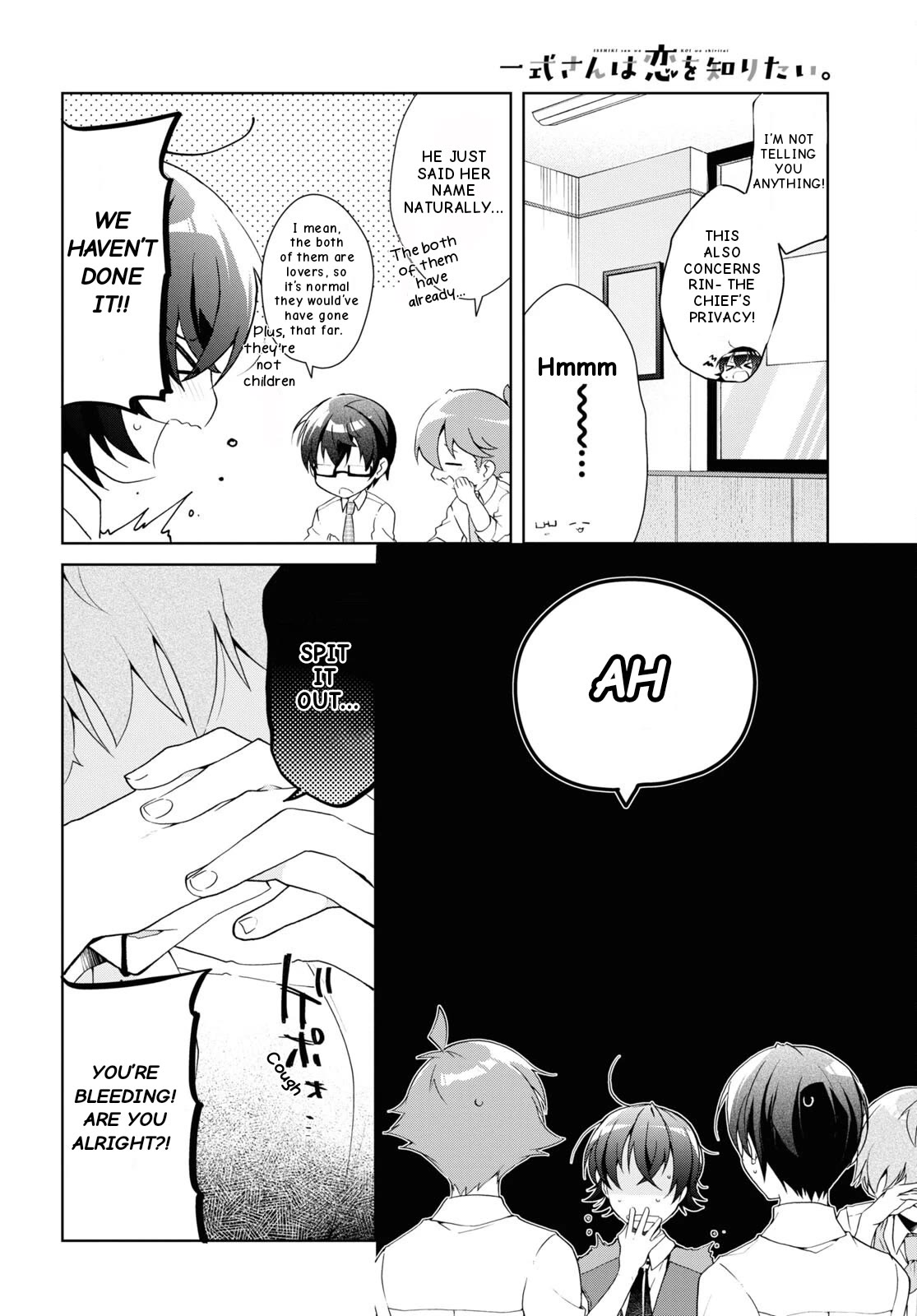 Isshiki-san Wants to Know About Love. Chapter 28 page 6 - Chapter 28: Rokutanda Meishi Holds It In.