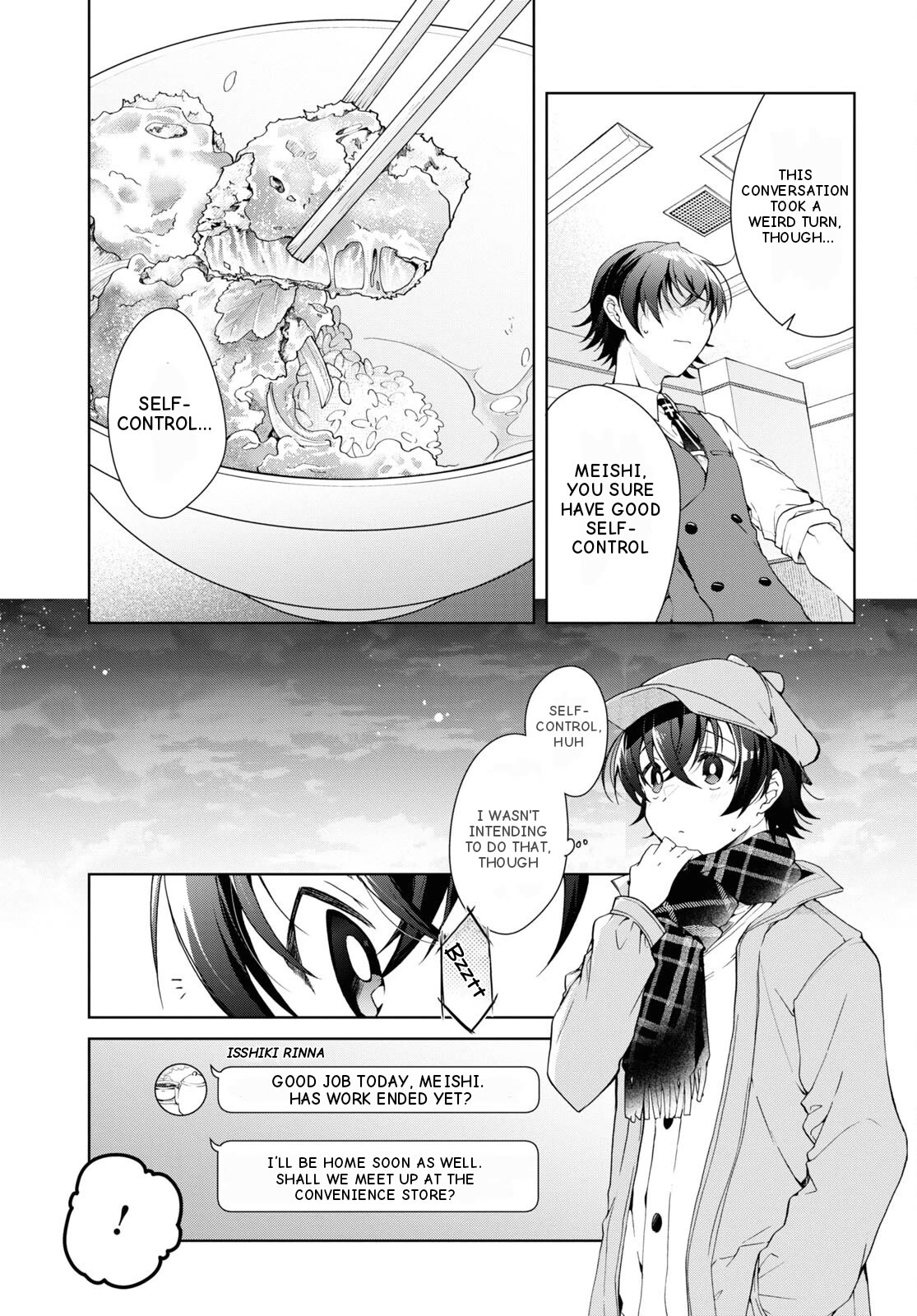 Isshiki-san Wants to Know About Love. Chapter 28 page 7 - Chapter 28: Rokutanda Meishi Holds It In.