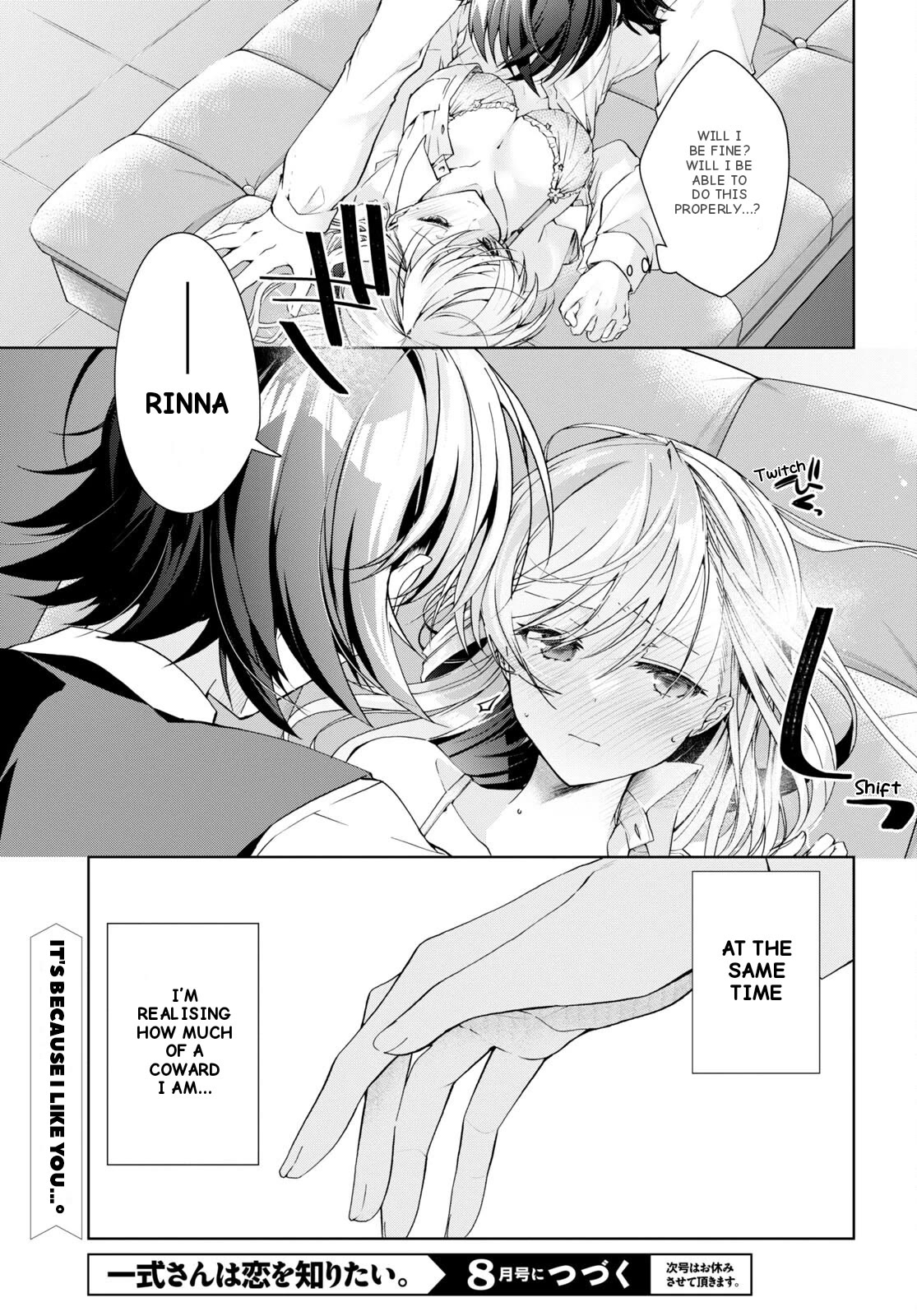 Isshiki-san Wants to Know About Love. Chapter 30 page 11 - Chapter 30: Rokutanda Meishi Can't Hold It In.