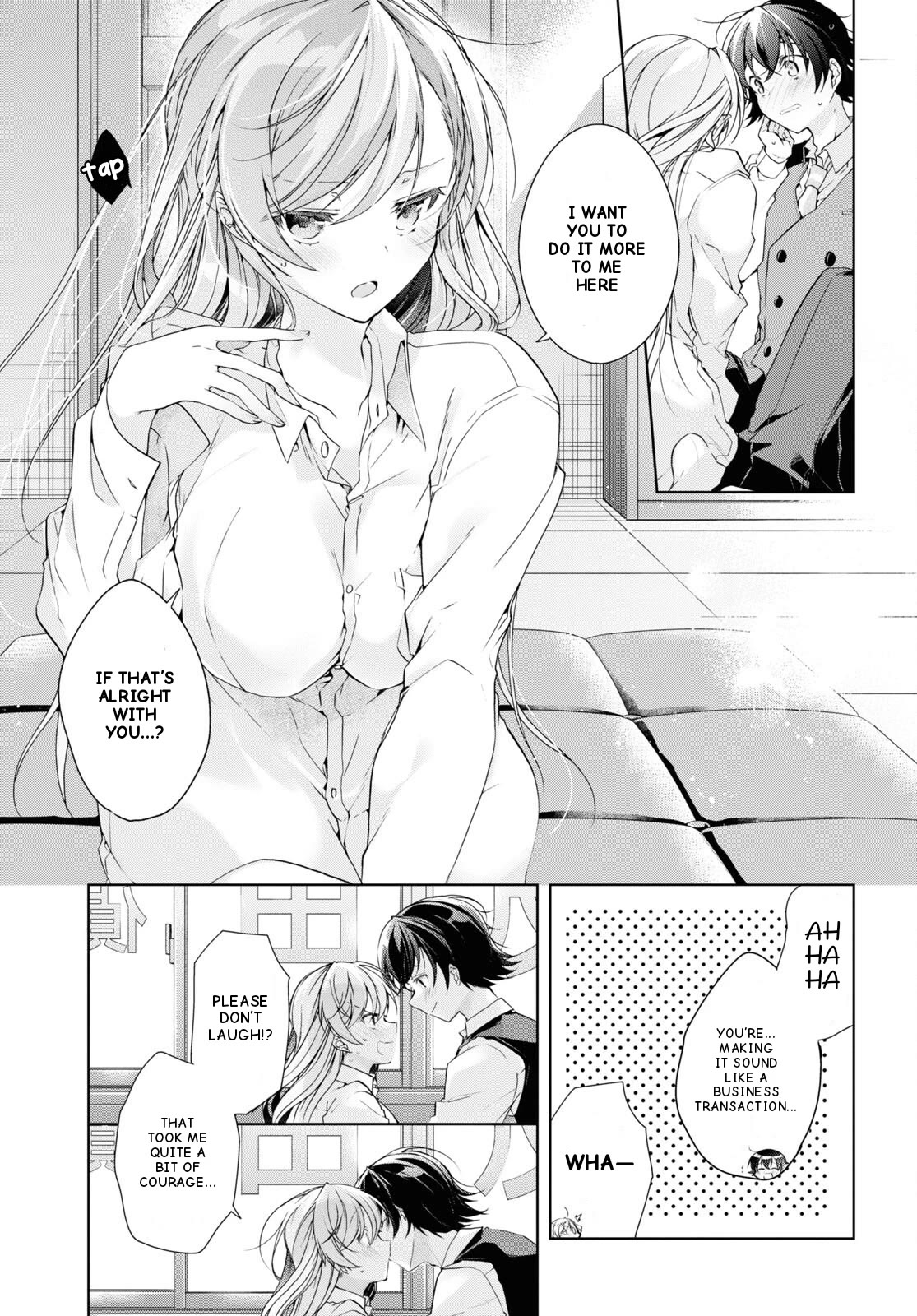 Isshiki-san Wants to Know About Love. Chapter 30 page 17 - Chapter 30: Rokutanda Meishi Can't Hold It In.