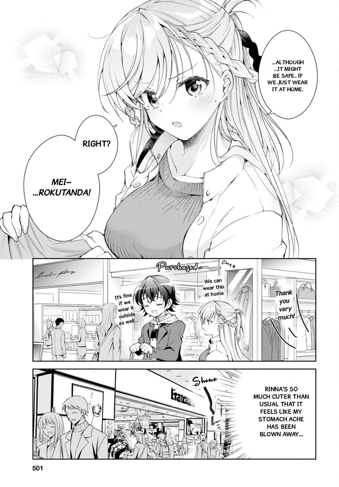 Isshiki-san Wants to Know About Love. Chapter 36 page 10 - Chapter 36: Rokutanda Meishi Perseveres.