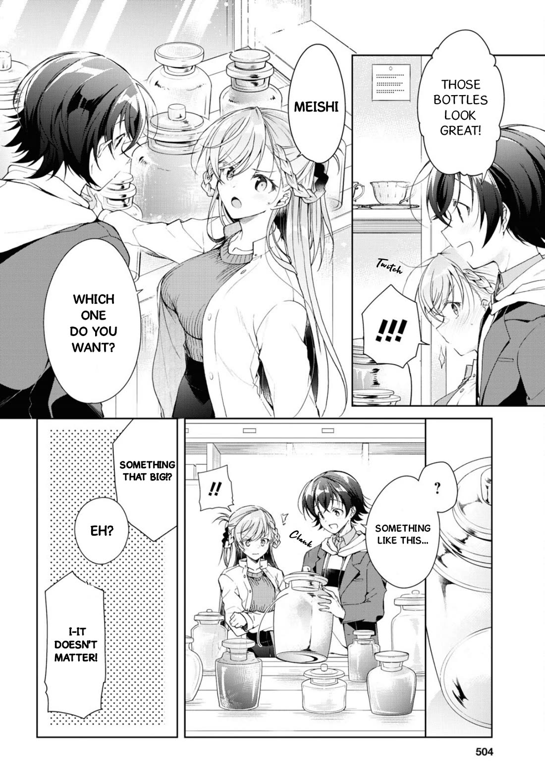 Isshiki-san Wants to Know About Love. Chapter 36 page 13 - Chapter 36: Rokutanda Meishi Perseveres.